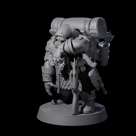 Dwarven Mercenary Company - The Stoutmasters D Miniature for Dungeons and Dragons, Pathfinder or other TTRPGs