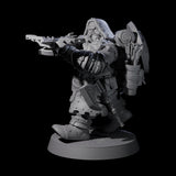 Dwarven Mercenary Company - The Stoutmasters E Miniature for Dungeons and Dragons, Pathfinder or other TTRPGs