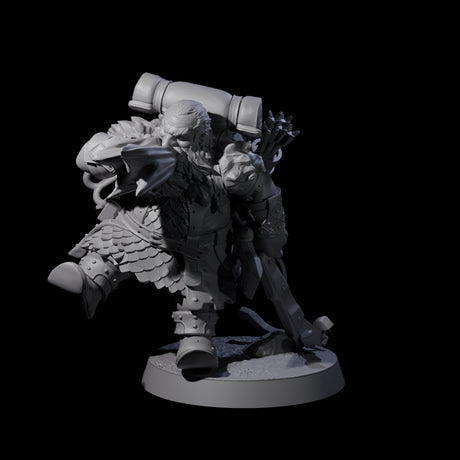 Dwarven Mercenary Company - The Stoutmasters F Miniature for Dungeons and Dragons, Pathfinder or other TTRPGs