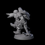 Dwarven Mercenary Company - The Stoutmasters F Miniature for Dungeons and Dragons, Pathfinder or other TTRPGs