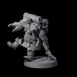Dwarven Mercenary Company - The Stoutmasters F Miniature for Dungeons and Dragons, Pathfinder or other TTRPGs