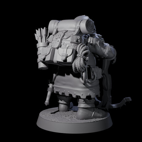 Dwarven Mercenary Company - The Stoutmasters G Miniature for Dungeons and Dragons, Pathfinder or other TTRPGs
