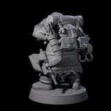 Dwarven Mercenary Company - The Stoutmasters G Miniature for Dungeons and Dragons, Pathfinder or other TTRPGs