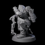 Dwarven Mercenary Company - The Stoutmasters G Miniature for Dungeons and Dragons, Pathfinder or other TTRPGs