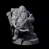 Dwarven Mercenary Company - The Stoutmasters Miniature for Dungeons and Dragons, Pathfinder or other TTRPGs