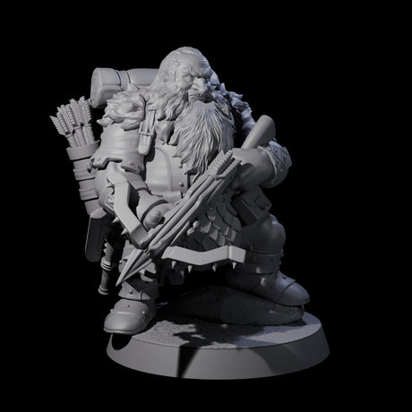 Dwarven Mercenary Company - The Stoutmasters Miniature for Dungeons and Dragons, Pathfinder or other TTRPGs