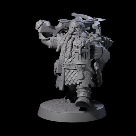 Dwarven Mercenary Company - The Stoutmasters Miniature for Dungeons and Dragons, Pathfinder or other TTRPGs