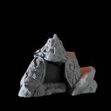 Dwarven Ruins Entrance Miniature for Dungeons and Dragons, Pathfinder or other TTRPGs