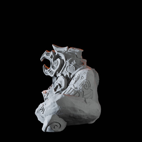 Dwarven Ruins Entrance Miniature for Dungeons and Dragons, Pathfinder or other TTRPGs