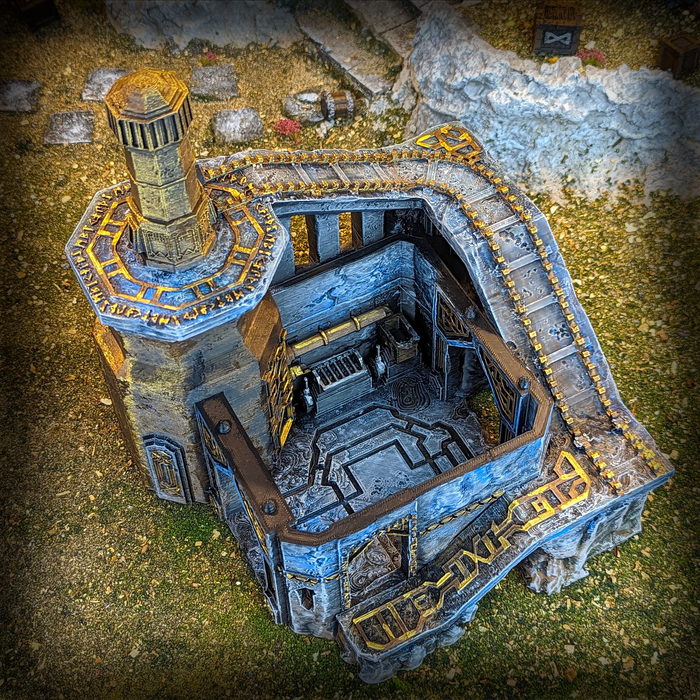 Dwarven Smelting House - Kingdom of Durak Deep Miniature for Dungeons and Dragons, Pathfinder or other TTRPGs