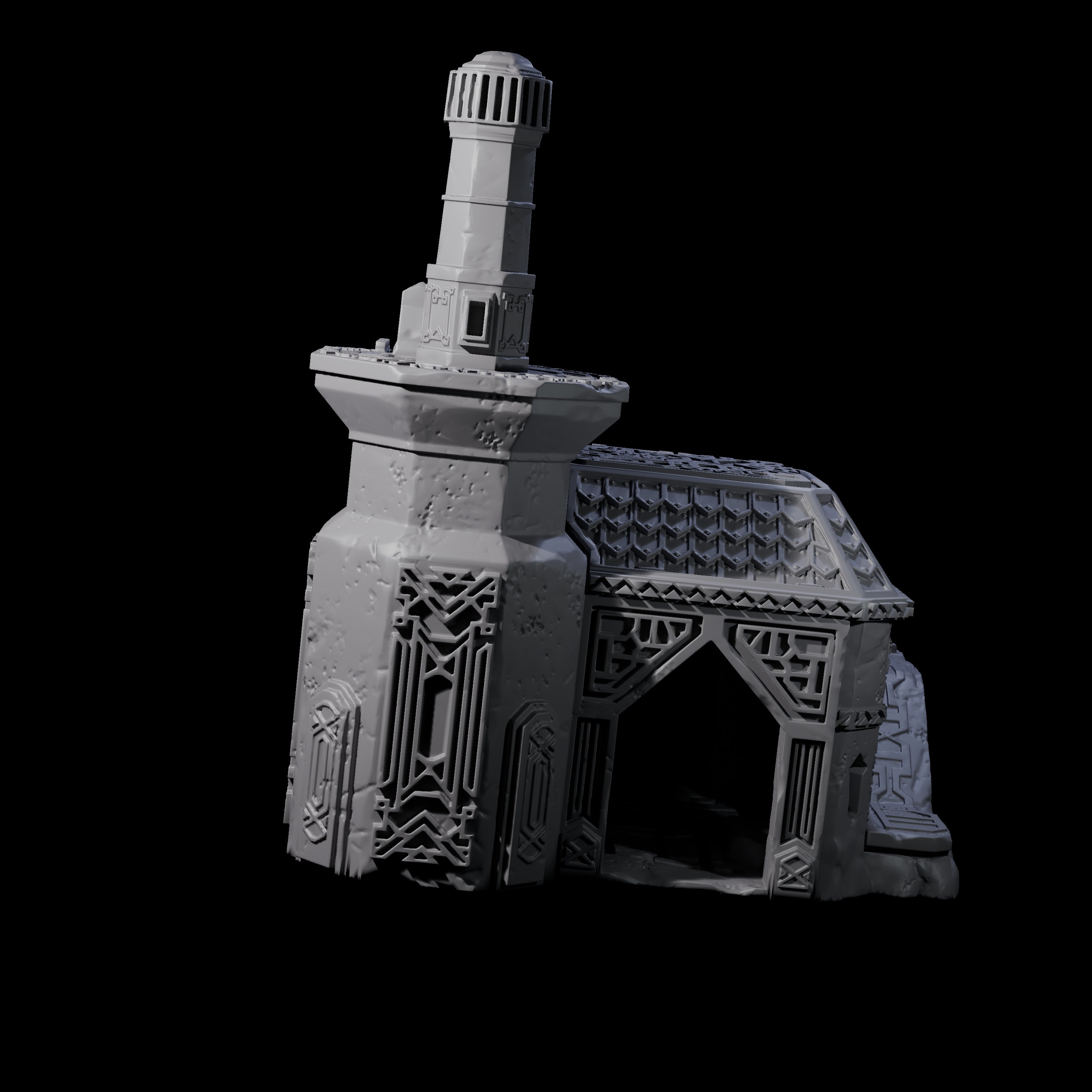 Dwarven Smelting House - Kingdom of Durak Deep Miniature for Dungeons and Dragons, Pathfinder or other TTRPGs