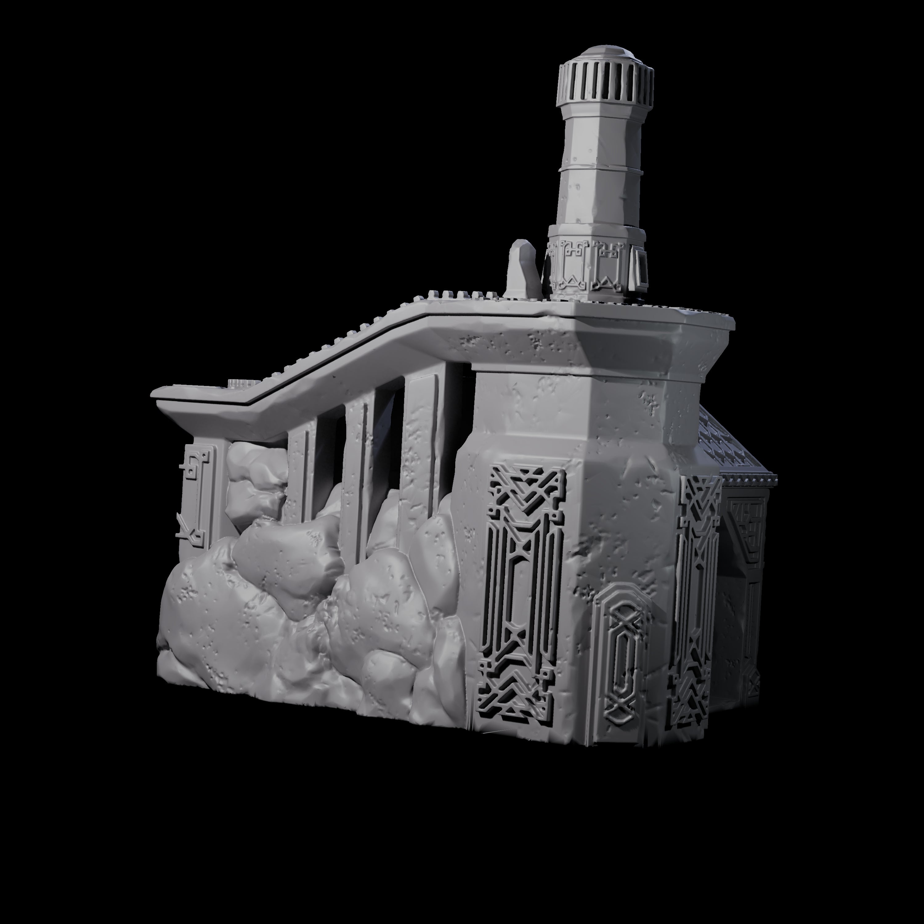 Dwarven Smelting House - Kingdom of Durak Deep Miniature for Dungeons and Dragons, Pathfinder or other TTRPGs