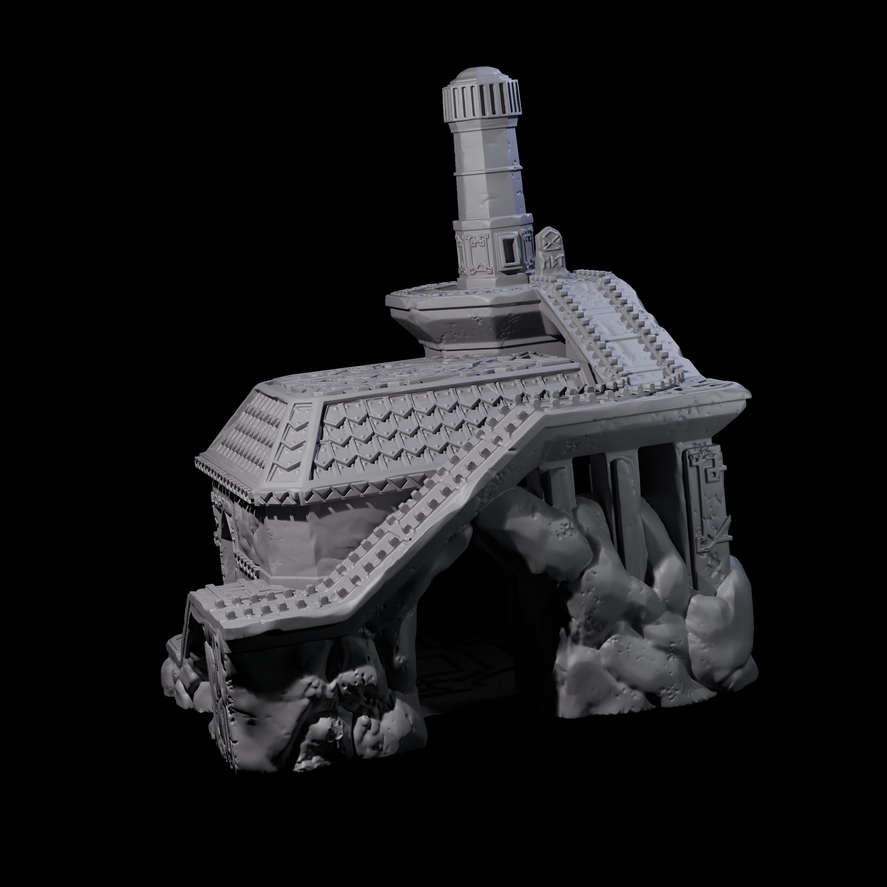 Dwarven Smelting House - Kingdom of Durak Deep Miniature for Dungeons and Dragons, Pathfinder or other TTRPGs