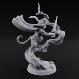 Dynamic Tabaxi Swashbuckler Miniature for Dungeons and Dragons, Pathfinder or other TTRPGs