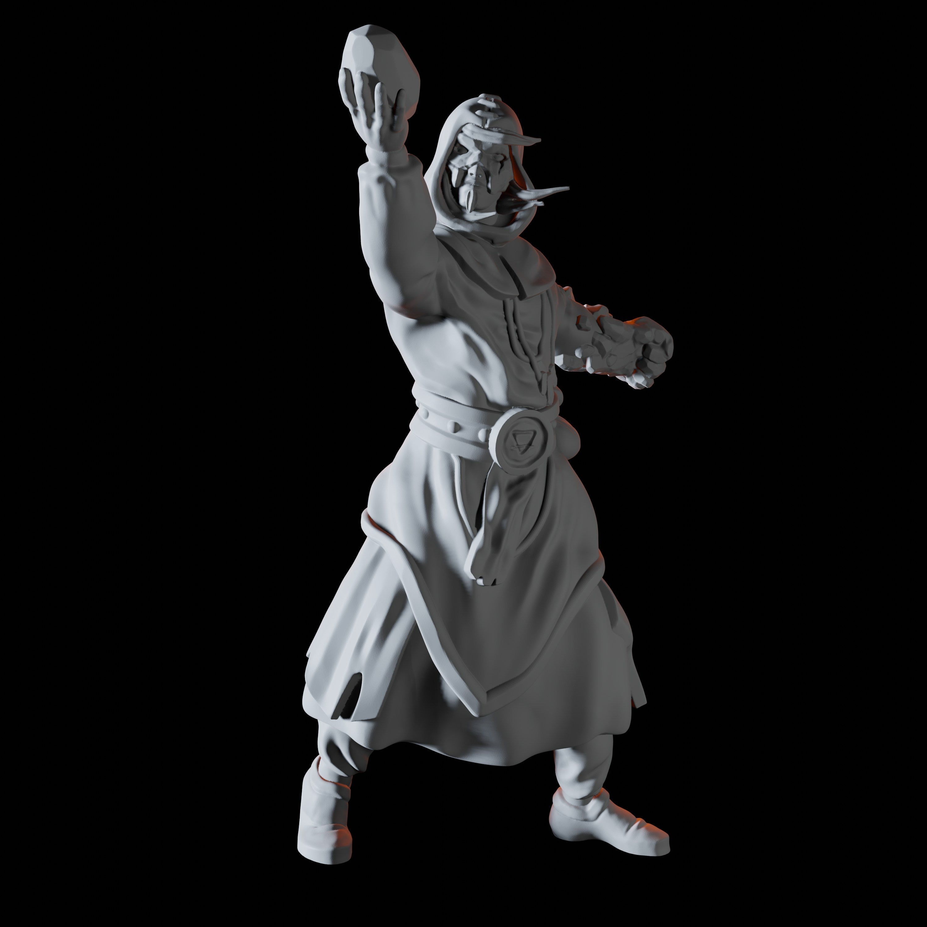 Earth Cultist Miniature for Dungeons and Dragons - Myth Forged