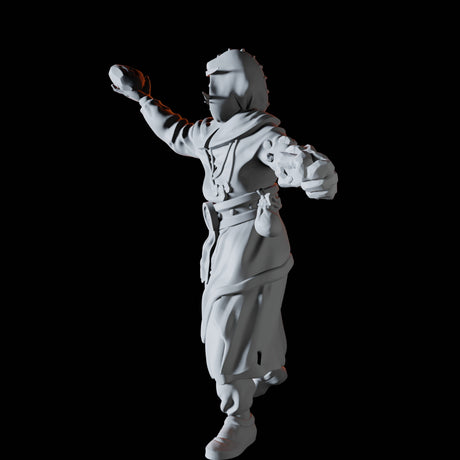 Earth Cultist Miniature for Dungeons and Dragons, Pathfinder or other TTRPGs