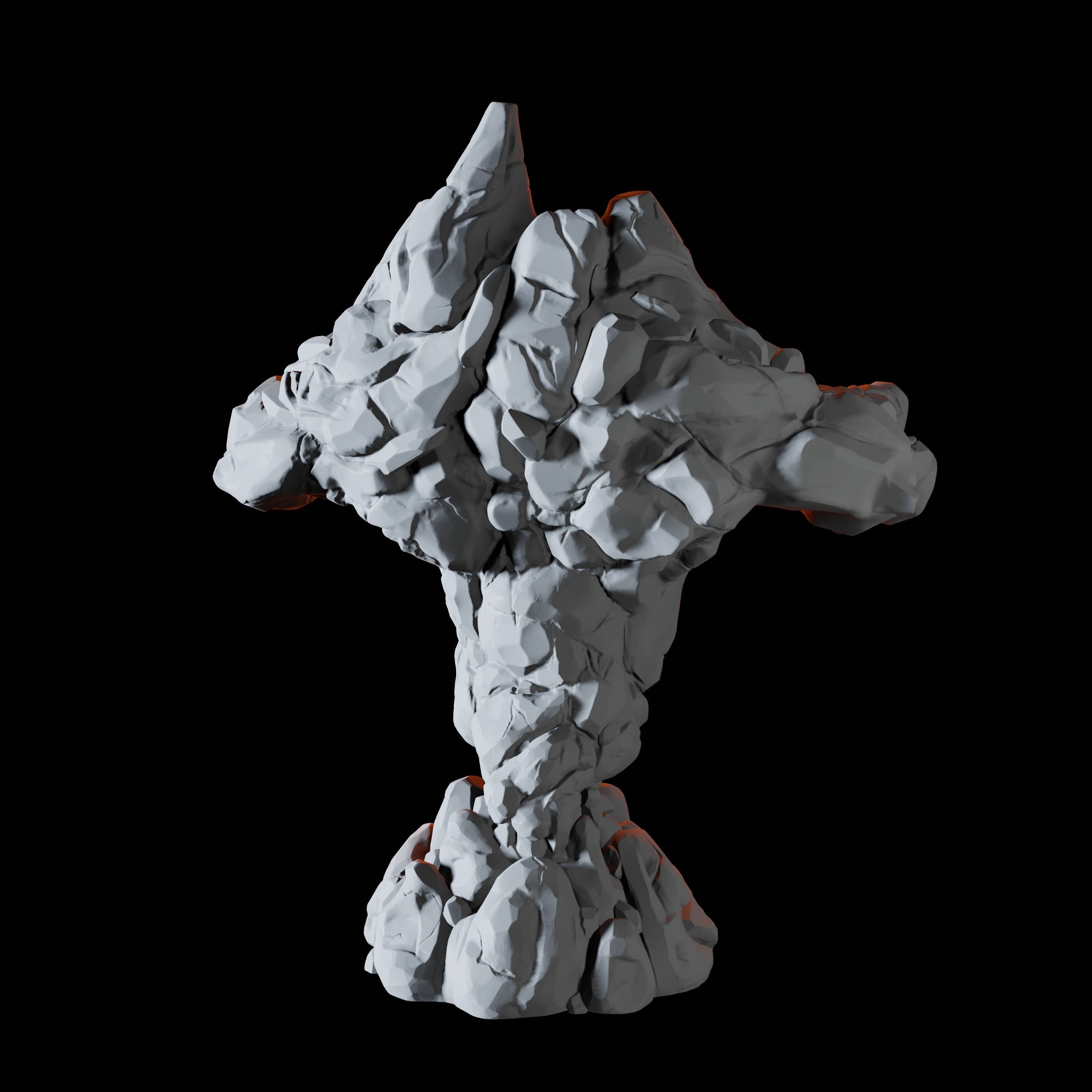 Earth Elemental Miniature A for Dungeons and Dragons - Myth Forged