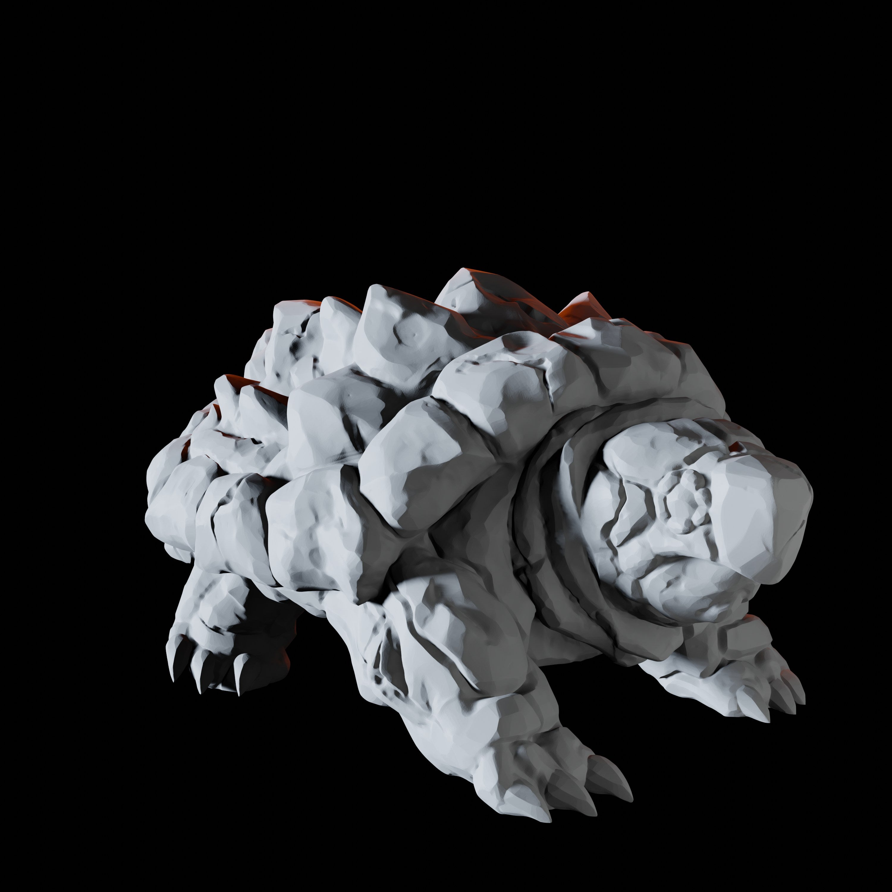 Earth Elemental Turtle Miniature for Dungeons and Dragons - Myth Forged