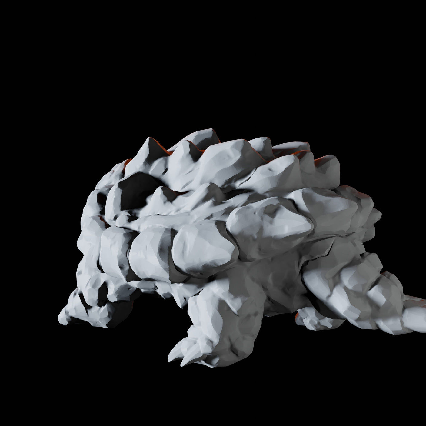 Earth Elemental Turtle Miniature for Dungeons and Dragons, Pathfinder or other TTRPGs