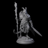 Earthy Dragonborn Druid Miniature for Dungeons and Dragons, Pathfinder or other TTRPGs