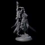 Earthy Dragonborn Druid Miniature for Dungeons and Dragons, Pathfinder or other TTRPGs