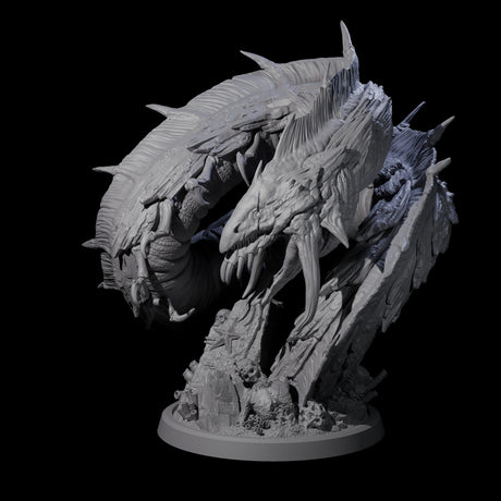 Eel-Like Leviathan Miniature for Dungeons and Dragons, Pathfinder or other TTRPGs