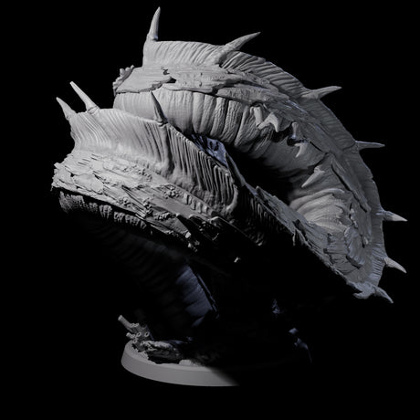 Eel-Like Leviathan Miniature for Dungeons and Dragons, Pathfinder or other TTRPGs