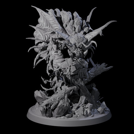 Egg Clutching Giant Centipede Miniature for Dungeons and Dragons, Pathfinder or other TTRPGs