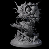 Egg Clutching Giant Centipede Miniature for Dungeons and Dragons, Pathfinder or other TTRPGs