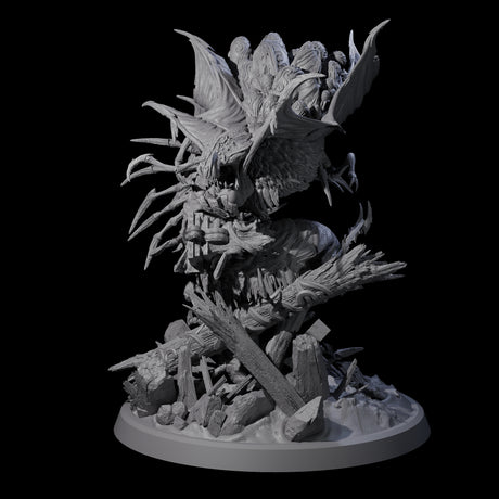 Egg Clutching Giant Centipede Miniature for Dungeons and Dragons, Pathfinder or other TTRPGs