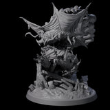 Egg Clutching Giant Centipede Miniature for Dungeons and Dragons, Pathfinder or other TTRPGs