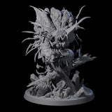 Egg Clutching Giant Centipede Miniature for Dungeons and Dragons, Pathfinder or other TTRPGs