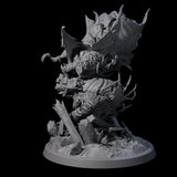 Egg Clutching Giant Centipede Miniature for Dungeons and Dragons, Pathfinder or other TTRPGs