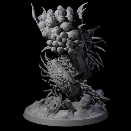 Egg Clutching Giant Centipede Miniature for Dungeons and Dragons, Pathfinder or other TTRPGs