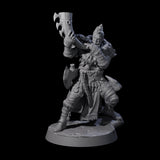 Eight Brave Woodland Barbarians Miniature for Dungeons and Dragons, Pathfinder or other TTRPGs