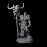 Eight Brave Woodland Barbarians Miniature for Dungeons and Dragons, Pathfinder or other TTRPGs