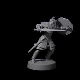 Eight Desert Mercenaries Miniature for Dungeons and Dragons, Pathfinder or other TTRPGs