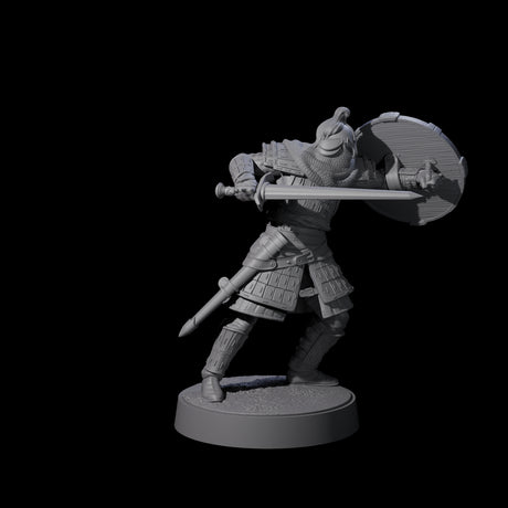 Eight Desert Mercenaries Miniature for Dungeons and Dragons, Pathfinder or other TTRPGs
