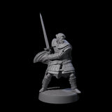 Eight Desert Mercenaries Miniature for Dungeons and Dragons, Pathfinder or other TTRPGs