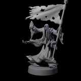 Eight Flaming Wraiths Miniature for Dungeons and Dragons, Pathfinder or other TTRPGs