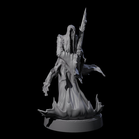 Eight Flaming Wraiths Miniature for Dungeons and Dragons, Pathfinder or other TTRPGs