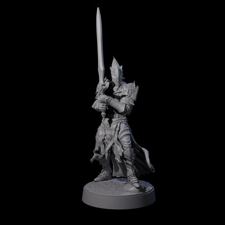 Eight Full Helm Elf Blademasters Miniature for Dungeons and Dragons, Pathfinder or other TTRPGs