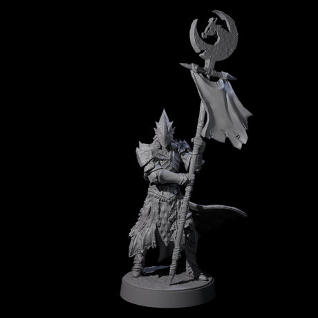 Eight Full Helm Elf Blademasters Miniature for Dungeons and Dragons, Pathfinder or other TTRPGs