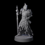 Eight Full Helm Elf Blademasters Miniature for Dungeons and Dragons, Pathfinder or other TTRPGs