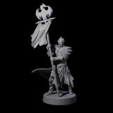 Eight Grimacing Elf Spearmen Miniature for Dungeons and Dragons, Pathfinder or other TTRPGs