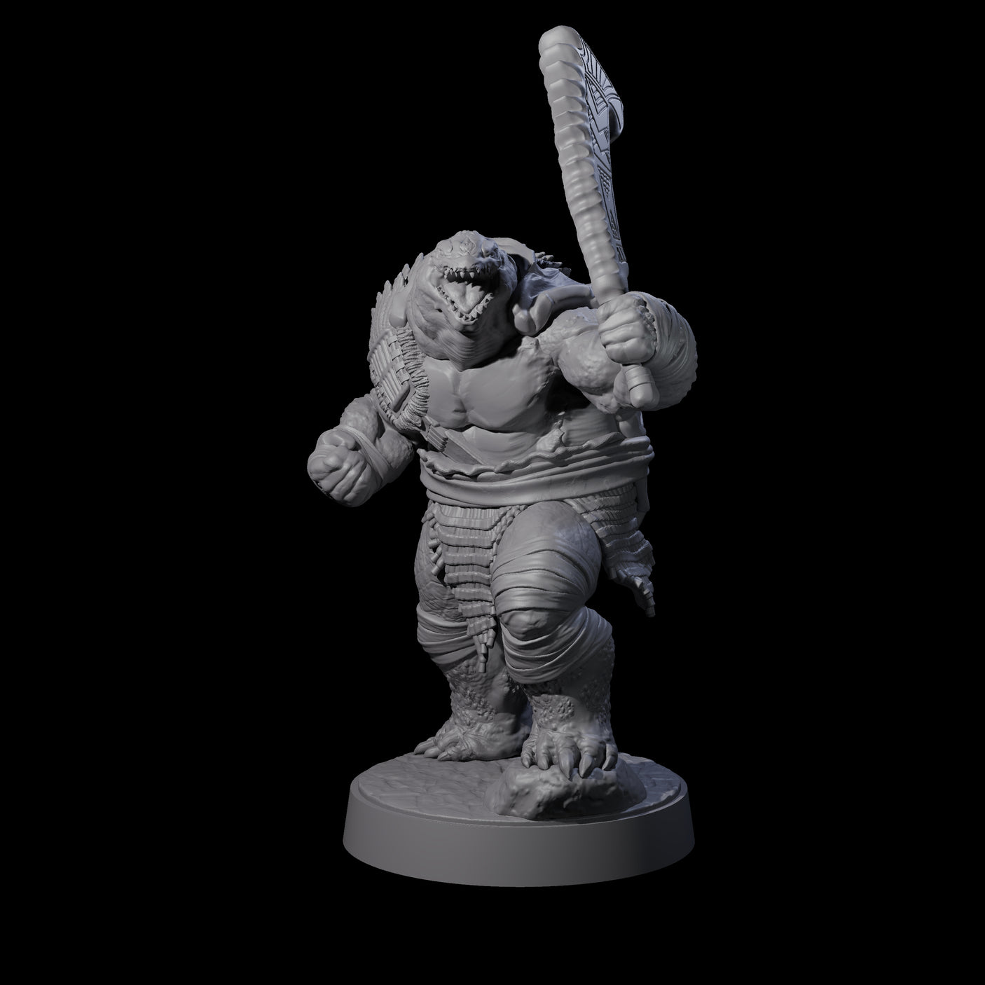 Eight Hulking Skum Brutes Miniature for Dungeons and Dragons, Pathfinder or other TTRPGs