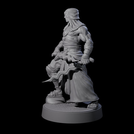 Eight Muscled Death Cultists Miniature for Dungeons and Dragons, Pathfinder or other TTRPGs