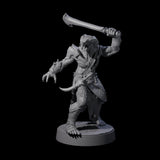 Eight Muscular Yuan-ti Warriors Miniature for Dungeons and Dragons, Pathfinder or other TTRPGs