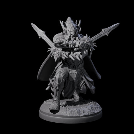 Eight Pale Drow Fighters Miniature for Dungeons and Dragons, Pathfinder or other TTRPGs