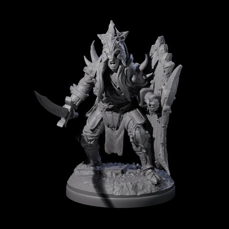Eight Pale Drow Fighters Miniature for Dungeons and Dragons, Pathfinder or other TTRPGs